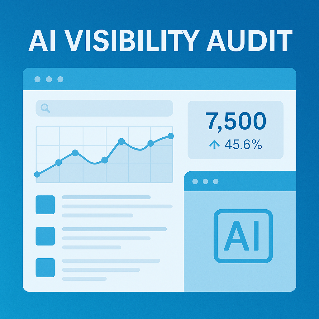Website AI visibility audit example